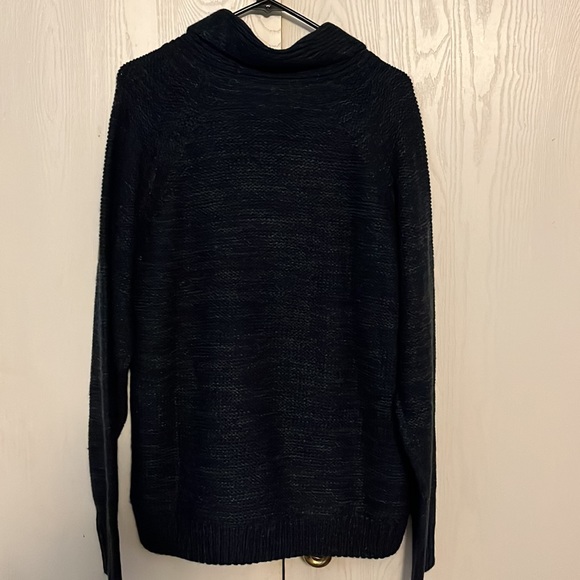 Weatherproof Vintage Navy Zip Front Sweater - Picture 2 of 6